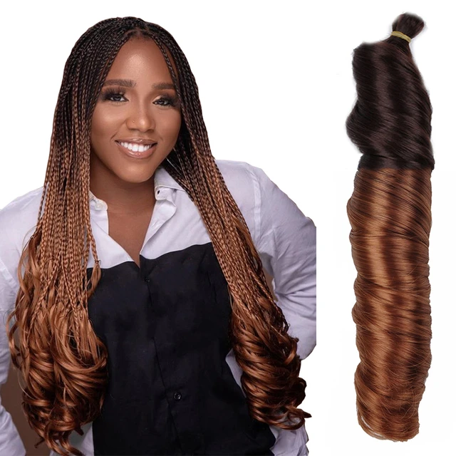 Curly Braiding Hair French Curls Hook Crochet Braids Hair strand braid  Loose Wave Extensions African Synthetic Hair For Braids - AliExpress