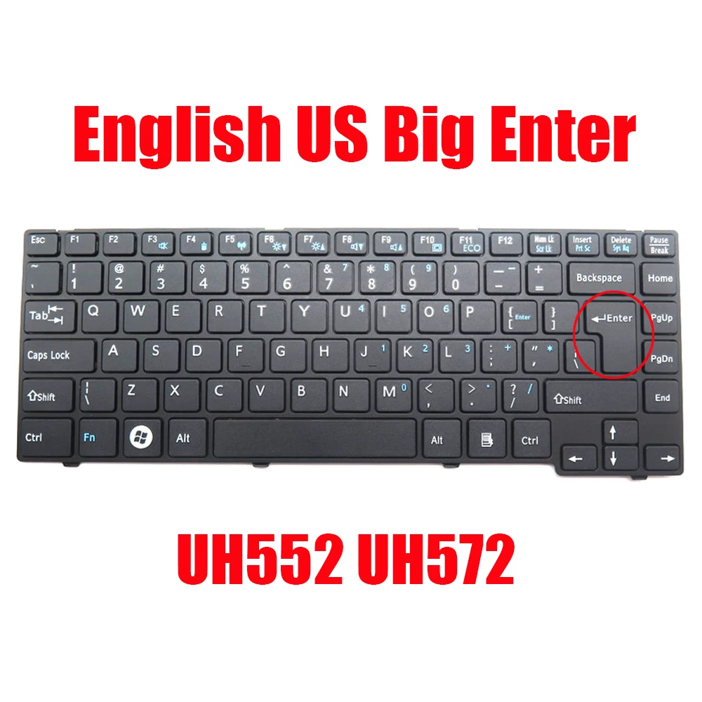 een vuurtje stoken Mooie vrouw deze English US Laptop Keyboard For Fujitsu For LifeBook UH552 UH572 V132326AS1  CP579494 01 6037B0070201 V132326AS3 CP615704 01 New|Keyboards| - AliExpress