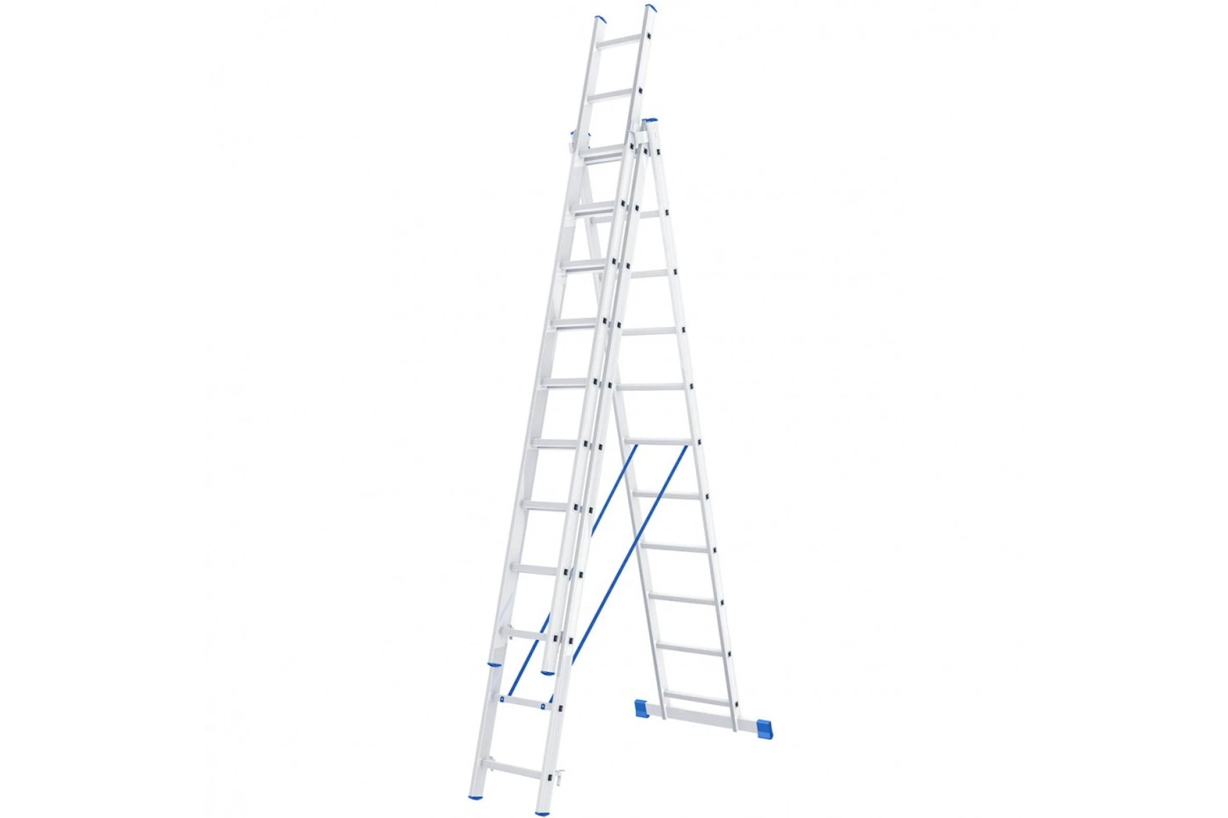 anker Nautisch verklaren Three-section Ladder, Sliding 3x11 To 150 Kg Aluminum, Sibrtech Fast  Delivery From Russia - Ladders - AliExpress