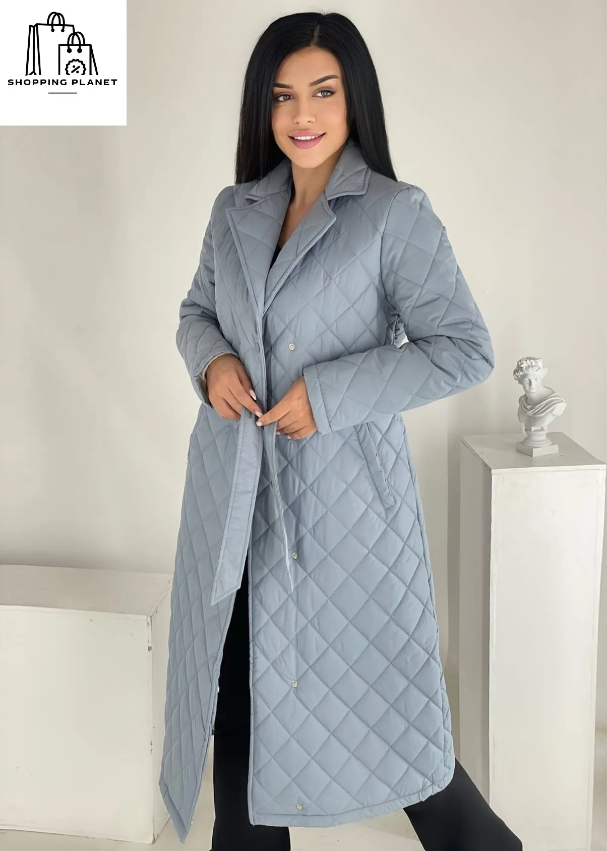 Пальто Стеганое Женское Осень Весна Купить
