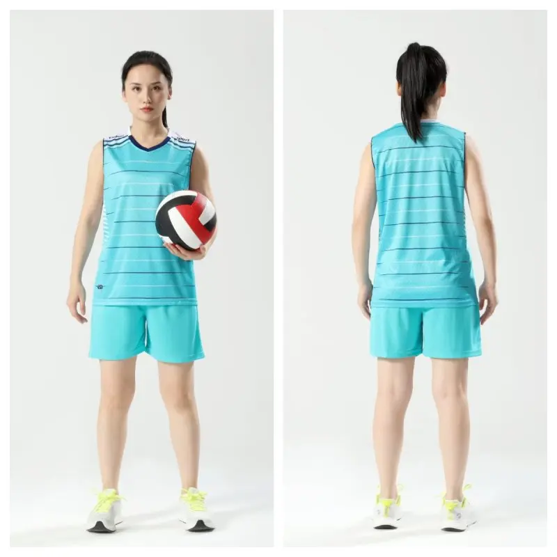 Volleyball Clothes For Men Women Standard Sleeveless Jersey Tank Top Baseball Badminton Vest Suit Print 2 Pcs Training Tracksuit