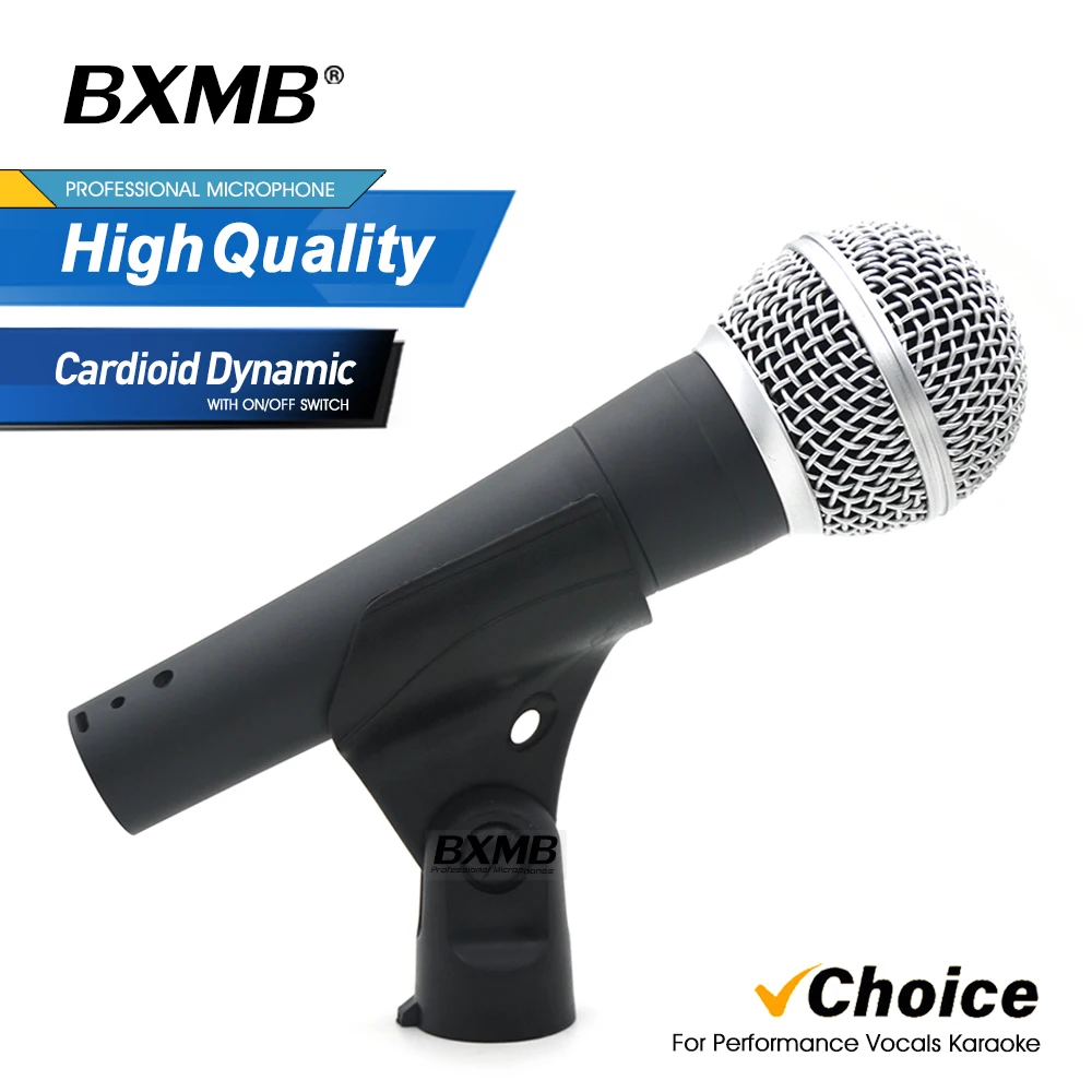 HIGH Quality Professional Cardioid Wired Microphone H58C/H58S Mic with ON/OFF Switch For Performance Karaoke Live Vocals