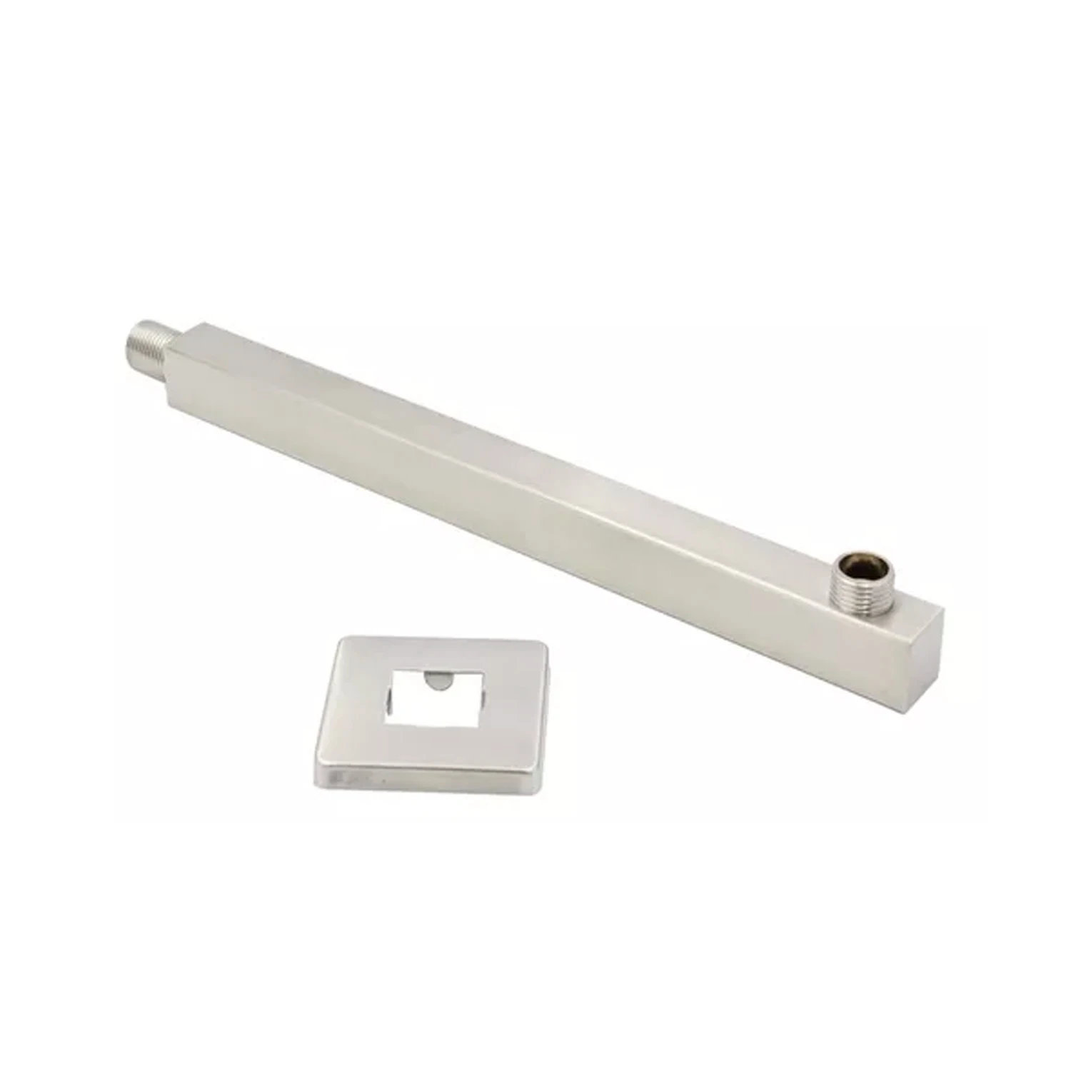 Brazo Cuadrado Regadera 32 Cm Satinado Acero Inox 304