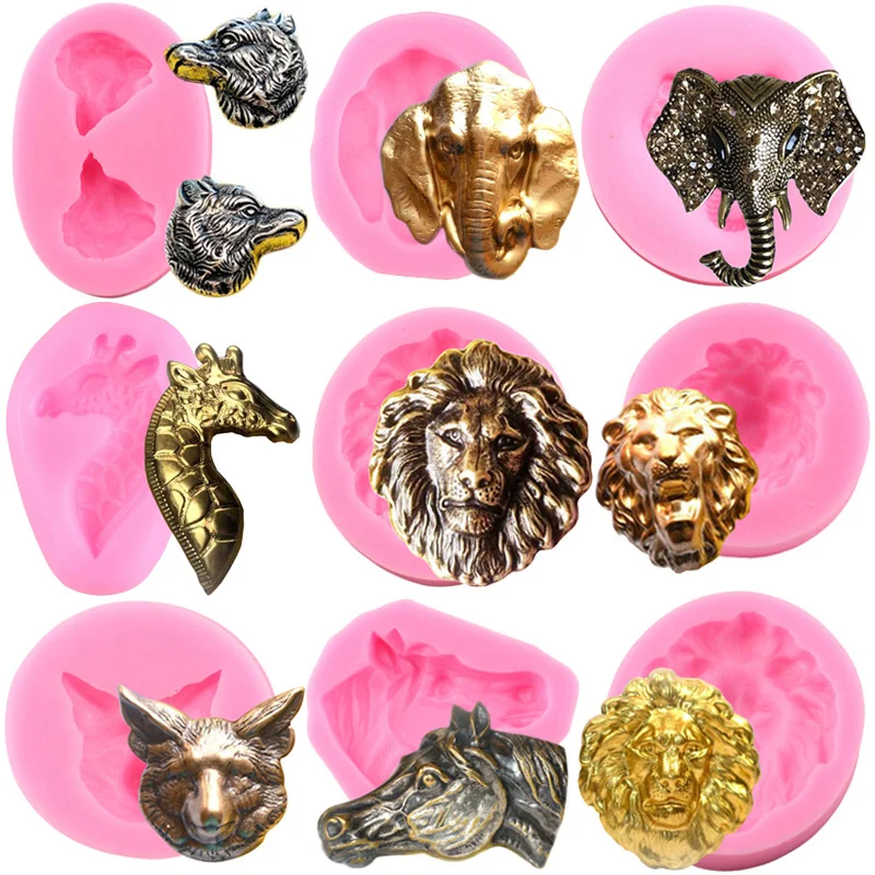 Moule En Silicone à Motifs Floraux Et Animaux - Pour Savons Maison, Bougies, Pâtisserie - Réutilisable Et Antiadhésif