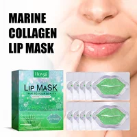 Hoygi Moisturizing Lip Mask Aloe Vera Moisturizing and Anti Drying Crack Autumn and Winter Moisturizing Care Whitening 10 Pieces 1