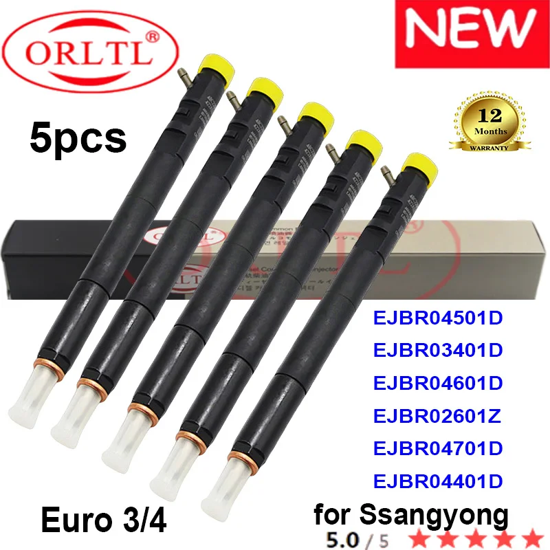 

NEW Diesel Injector EJBR04501D EJBR03401D EJBR04601D EJBR02601Z EJBR04701D EJBR04401D A6640170121 for DeIphi SSANGYONG 5PCS