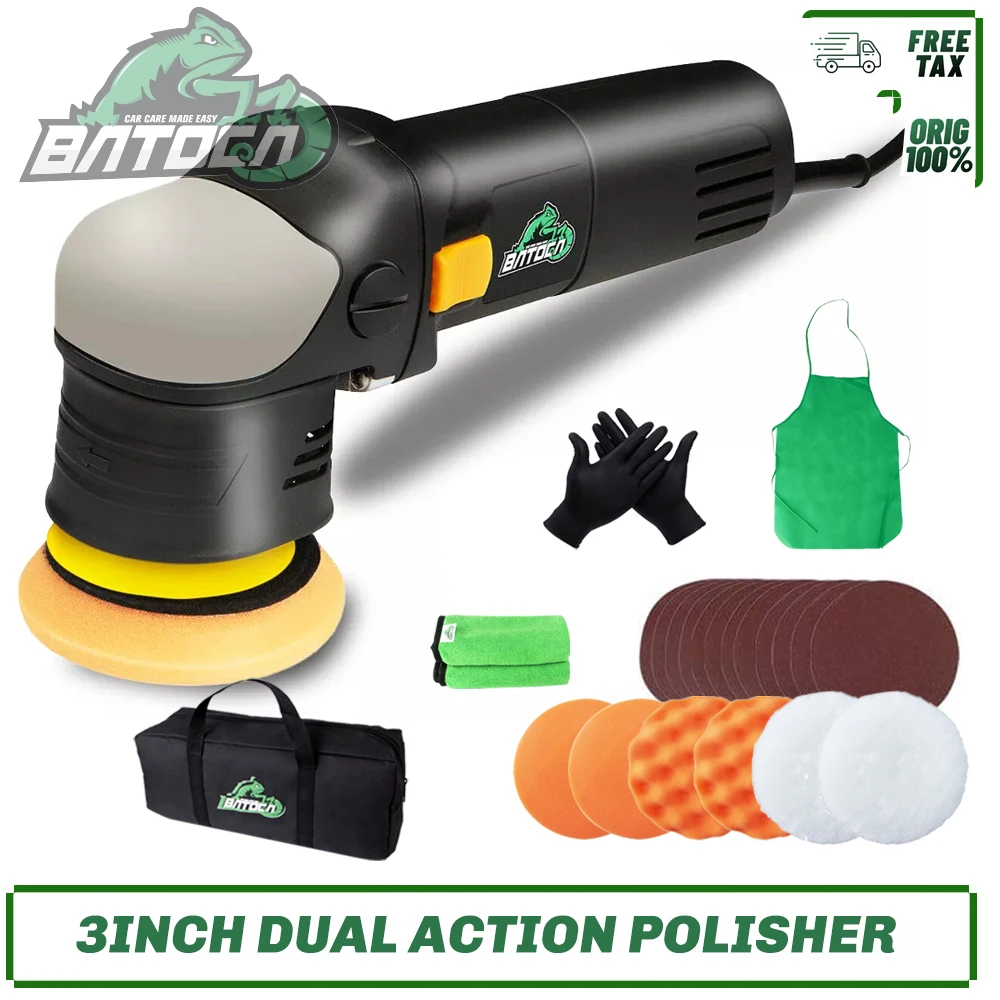 BATOCA 3INCH Dual Action Car Polisher Machine Mini DA Car Polishing