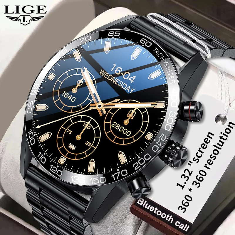 

LIGE Sports Smartwatch Waterproof Man Smart Watch Men Dial Phone Call Fitness Wristwatch For HUAWEI Xiaomi Digital Watches Women