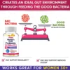 Raw Probiotics for Women - with Prebiotics, Digestive Enzymes - Promotes Nutrient Digestion and Gut Health - 120 Capsules