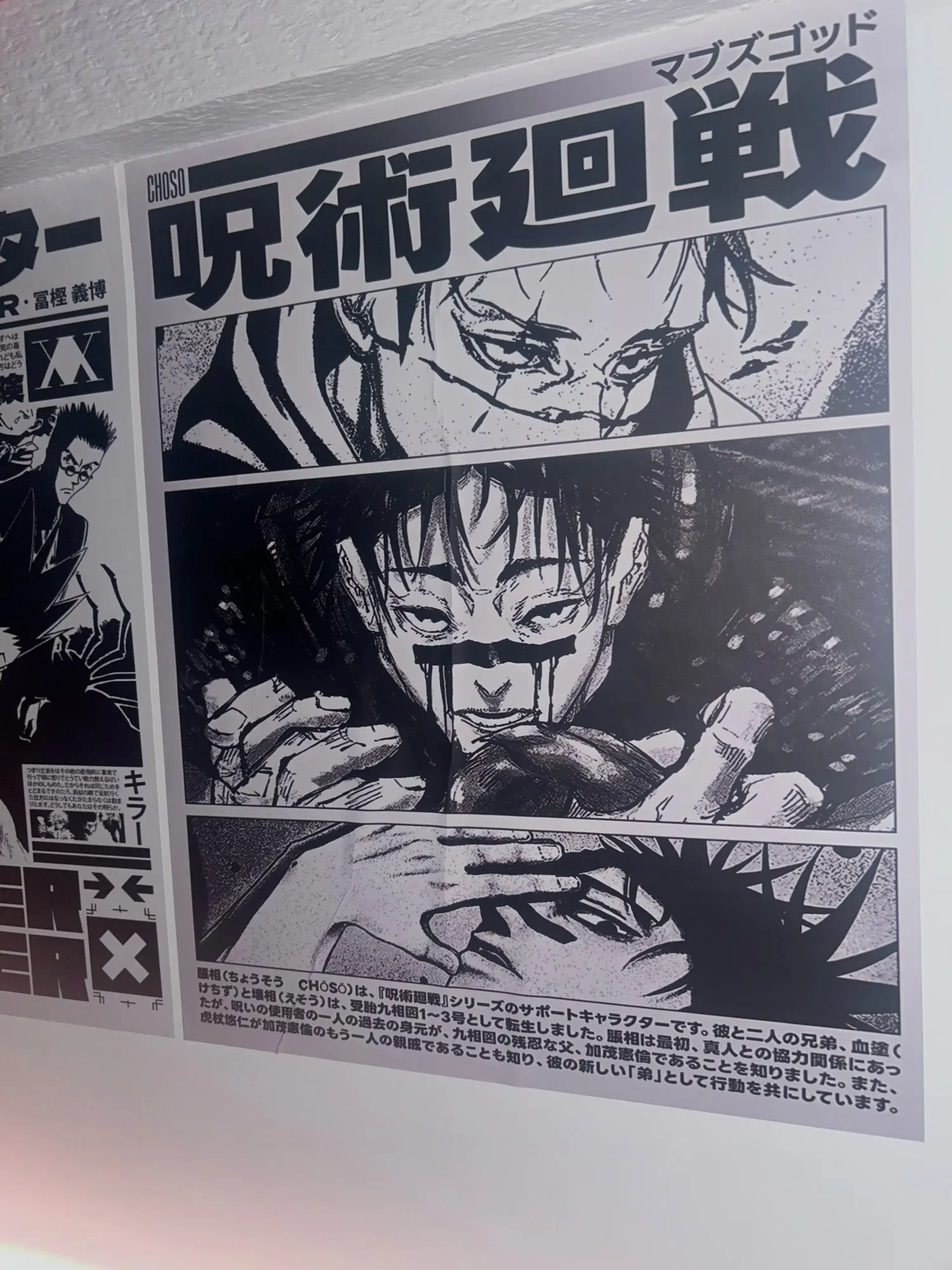 Jujutsu Kaisen Poster β Waterproof Anime Wall Art for Aesthetic Decor