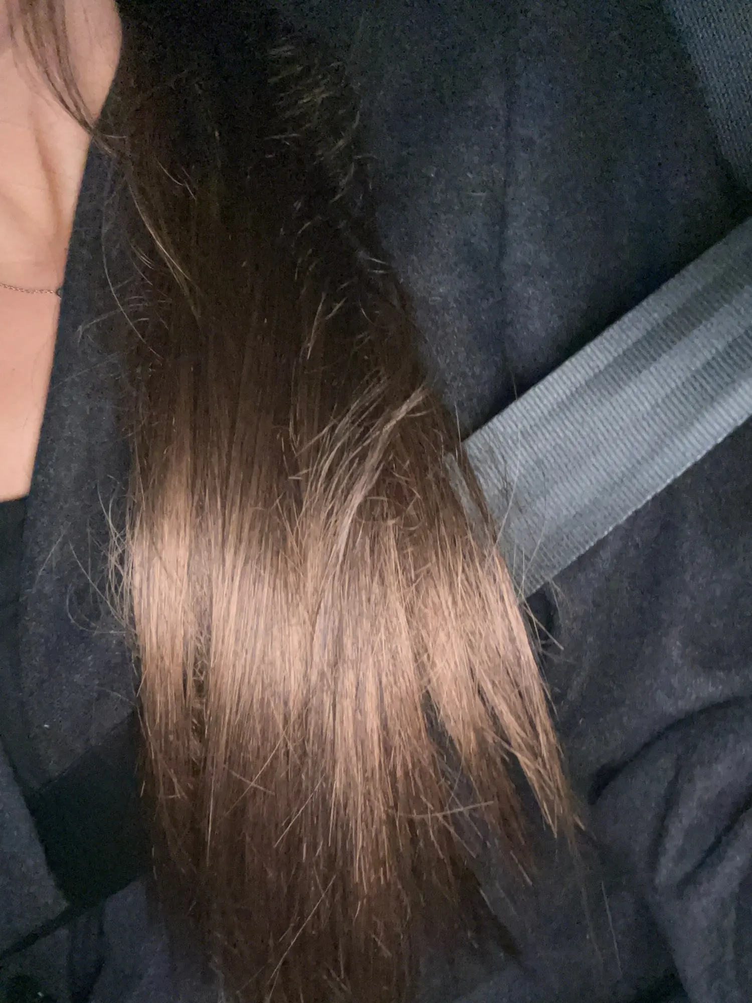 Lisix Synthetic Clip In Hair Extensions (5 Clips) photo review