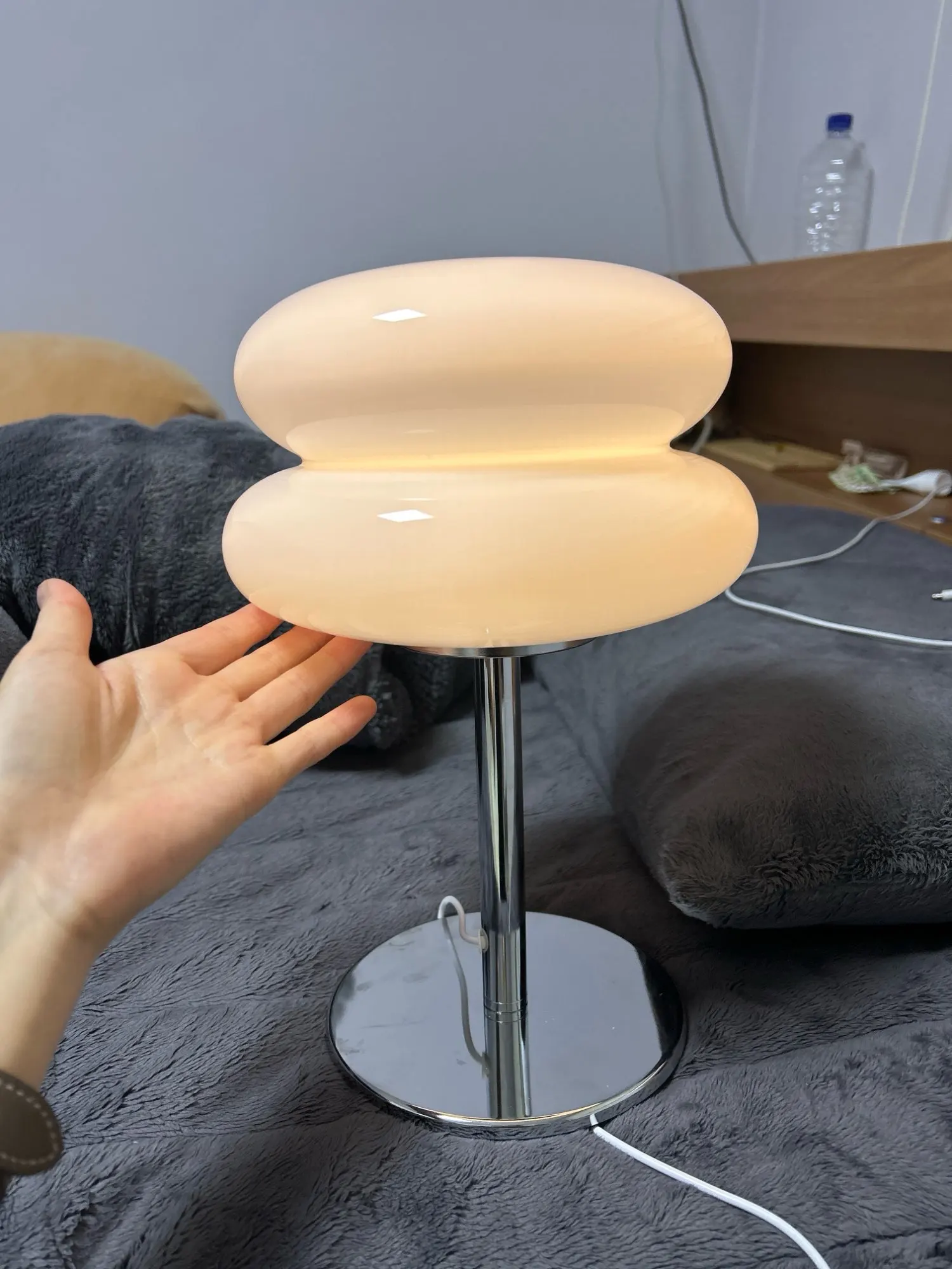 Pink Macaron Lamp, customer photo
