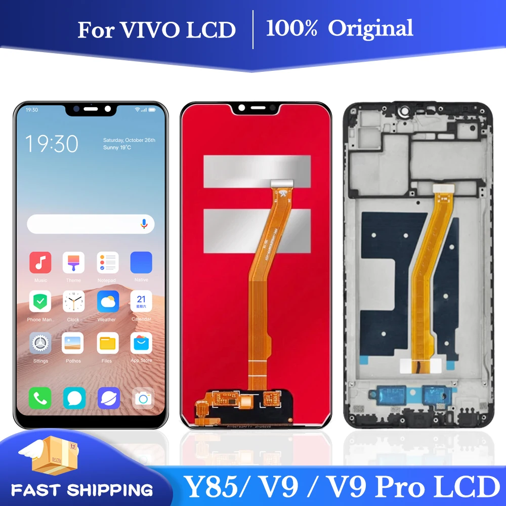 

6.3'' Original For VIVO Y85A/V9 Youth LCD Display Touch Screen Digiziter Assembly For VIVO V9 /1723 LCD With Frame Replacement