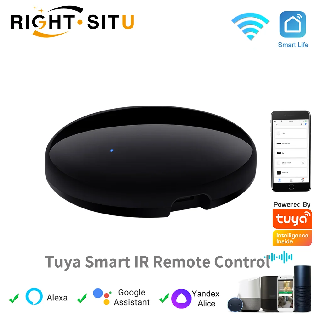 forum Vlek Gebeurt Tuya WiFi IR Remote Control for Air Conditioner TV, Smart Home Infrared  Universal Remote Controller For Alexa,Google Home - AliExpress