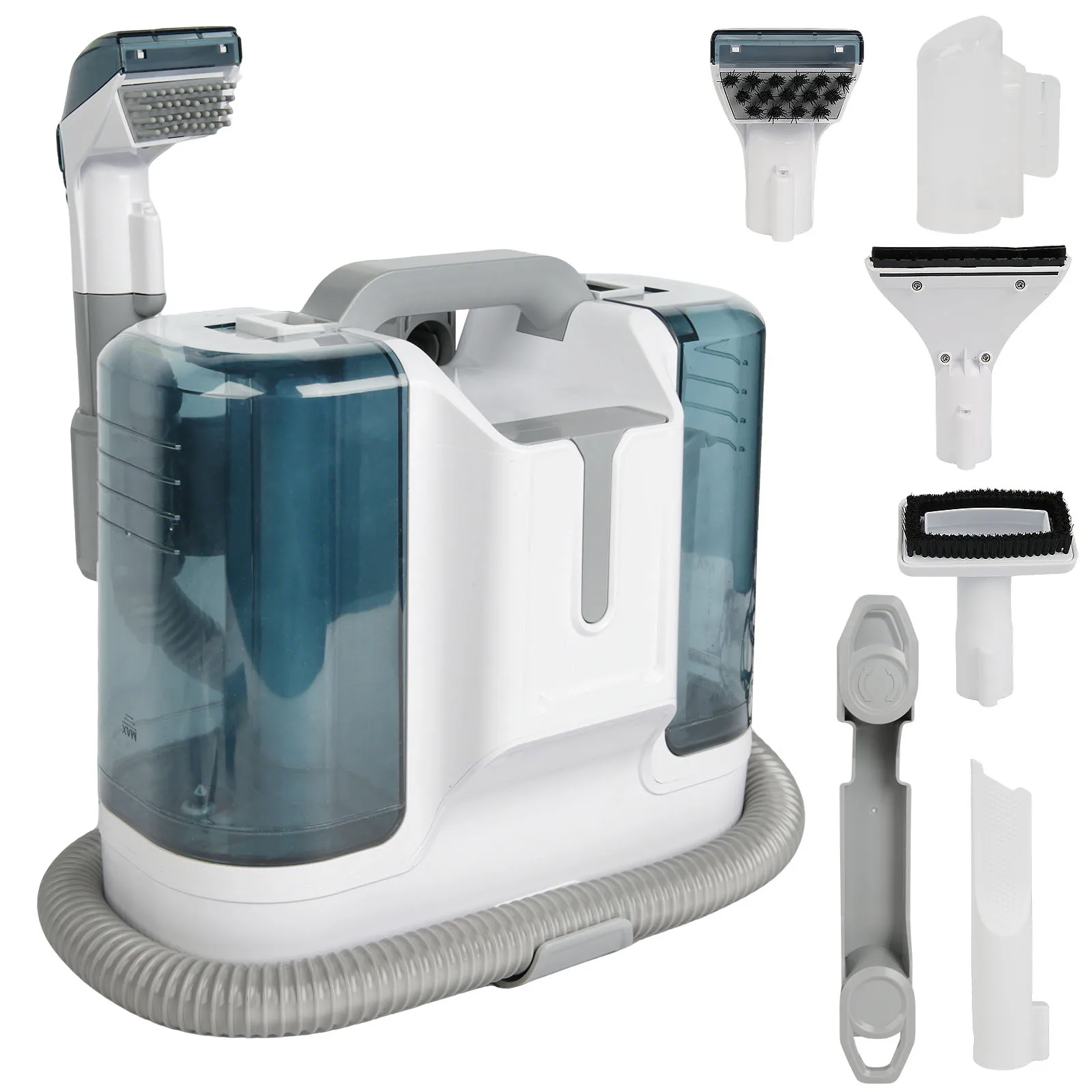 Handheld carpet cleaner full view