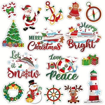 16PCS Christmas Cruise Door Magnets 1