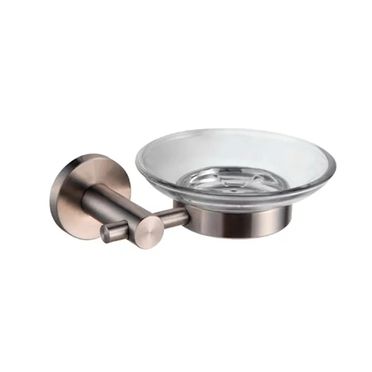 Rubinett-Porte-savon satiné en acier inoxydable, pour salle de bain