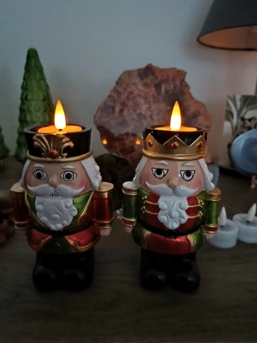 Nutcracker Noel, European-Style Candlestick for Christmas Cheer photo review