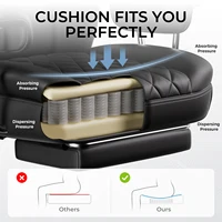 Big and Tall Gaming Chair with Pocket Spring Lumbar Support, Ergonomic Office Chair with Footrest - Image 5