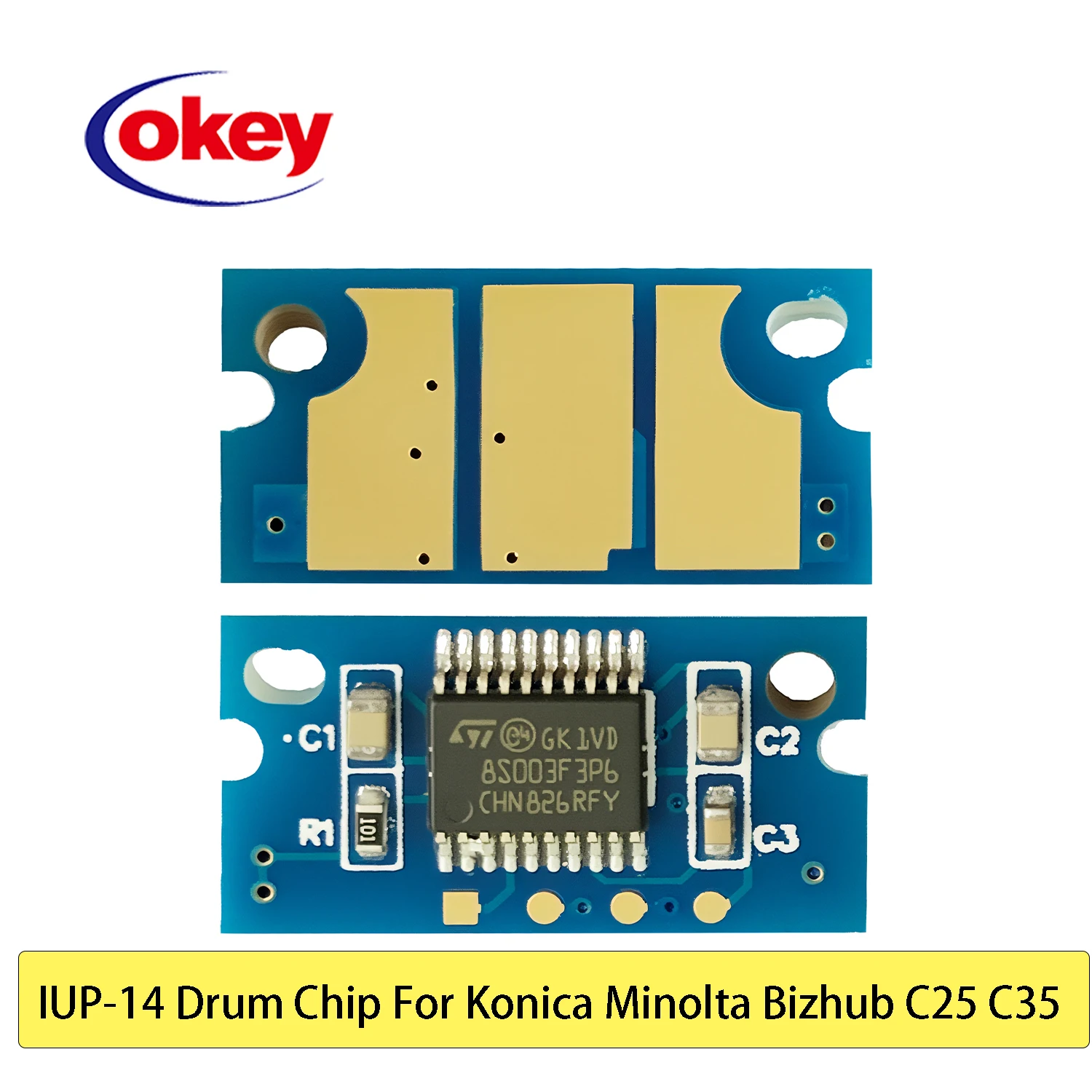 20PCS IUP14 IUP-14 Drum Unit Chip For Konica Minolta Bizhub C25 C35 ...