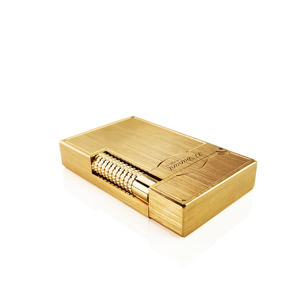 JT.Dunant Gas Lighters Brass Dual Flame Double Fire Smoking Accessory Tobacco Cigarette Tools Men Gift Collections 2
