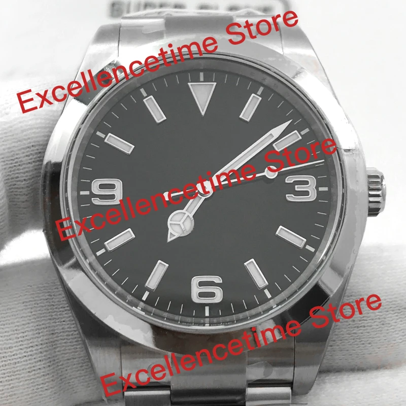 

CLEAN Factory Explorer 214270 39mm 904L case bracelet bezel VR3230 movement for assembly accessories aftermarket parts