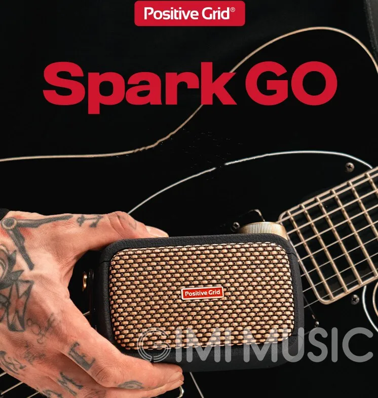 

Positive Grid Spark GO Smart Electric Guitar Sound Speaker Bass Effector Internal Recording Bluetooth Portable Charging Speaker