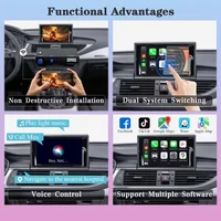 Wireless CarPlay Android Auto Decoder For Audi A6 C7 A7 2012 2013 2014 2015 2016 RMC System With BT Mirror Link AirPlay Module 4