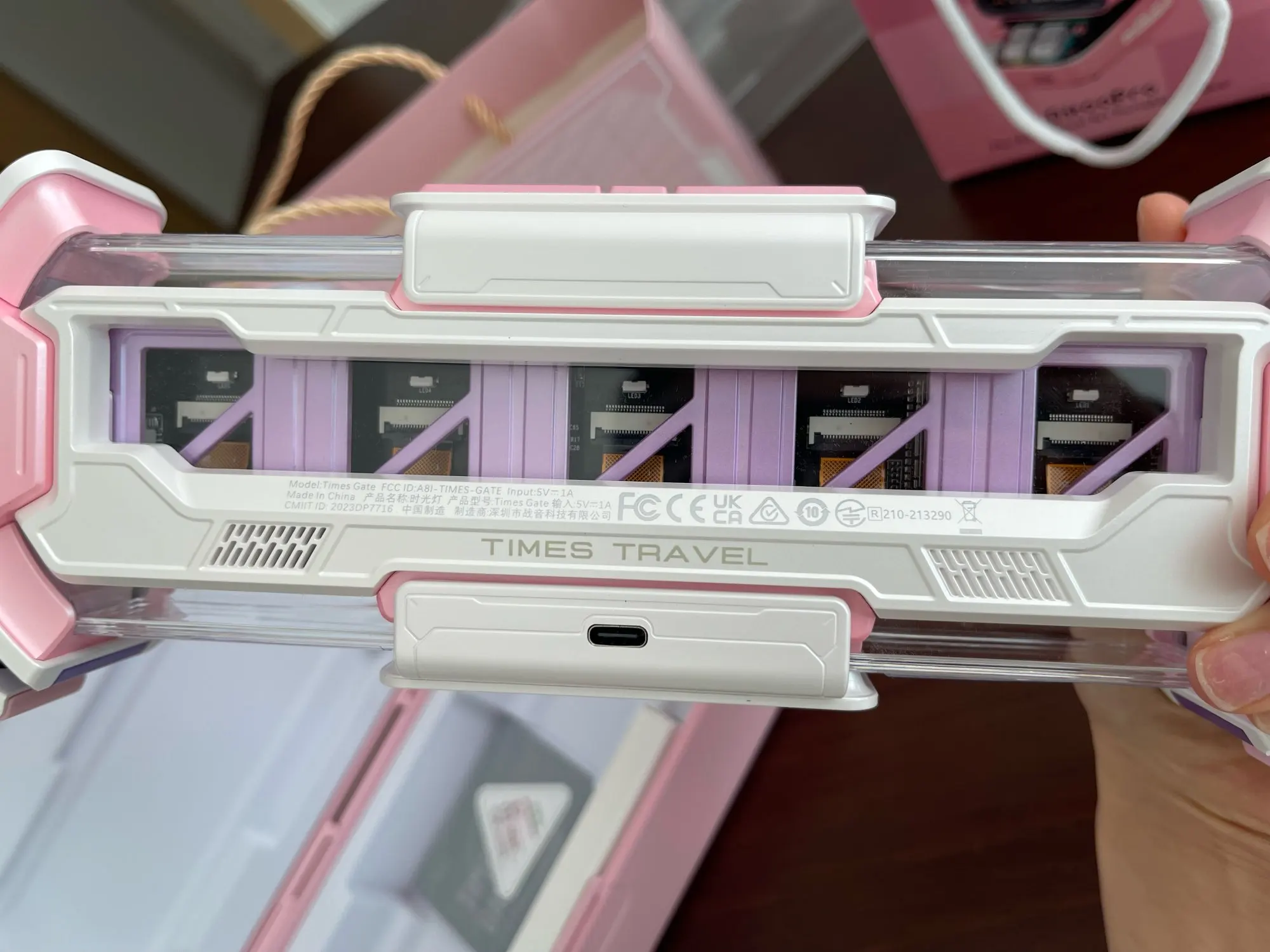 Divoom Times Gate Cute Gaming Digital Clock Informative Display