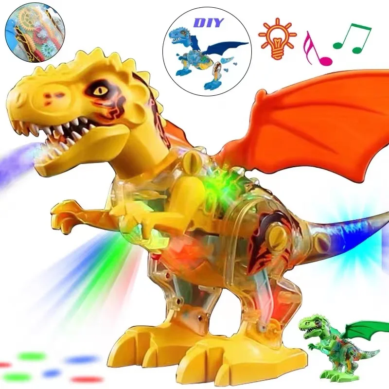 Dinossauro De Brinquedo Tiranossauro Rex Colorido Lançamento