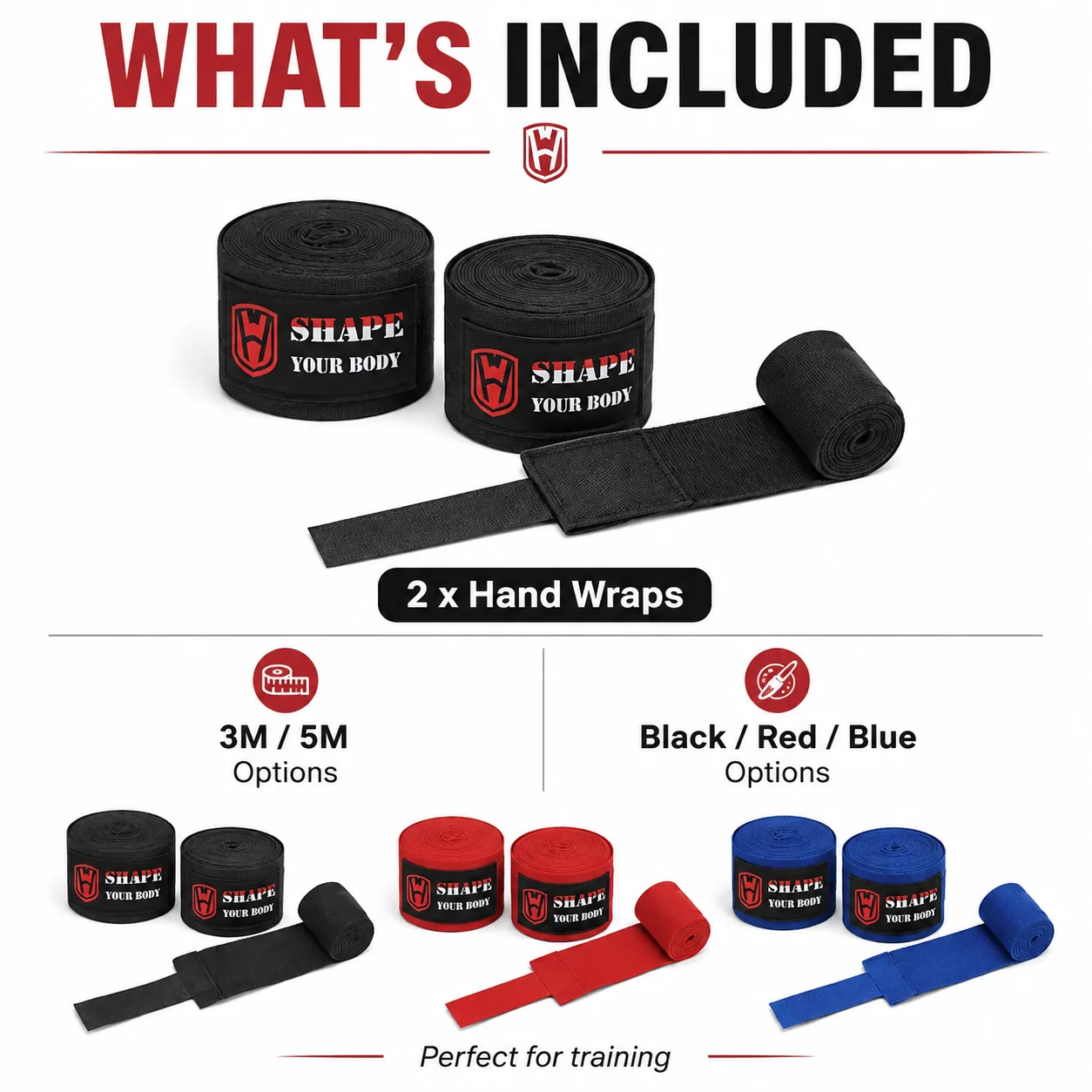 3m Cotton Boxing Hand Wraps