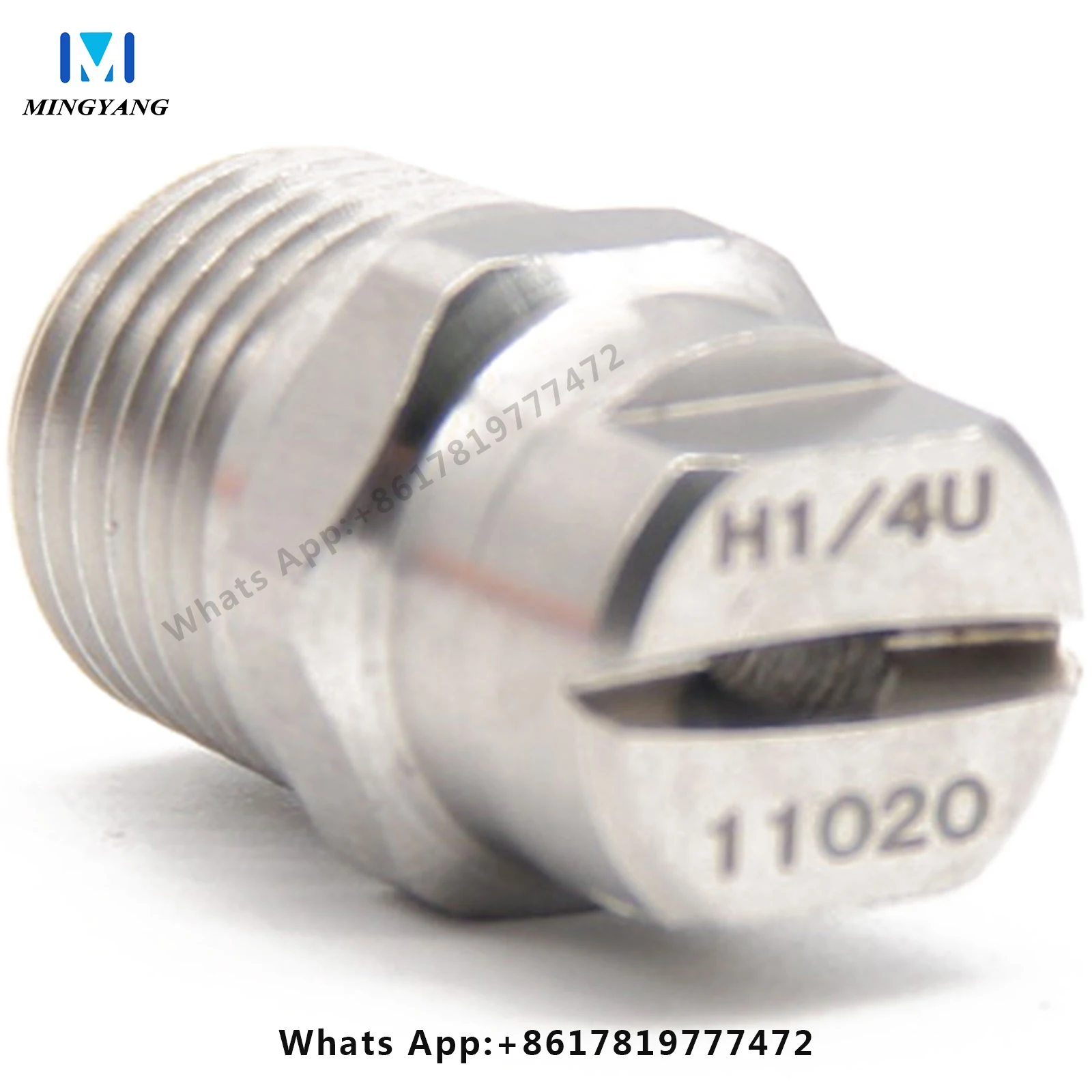 1/4" 11020 SS304 Vee Jet Flat Fan Spray Nozzle High Cost-Effective Flat Fan Spraying Nozzle Water Spray Nozzle 1 pcs
