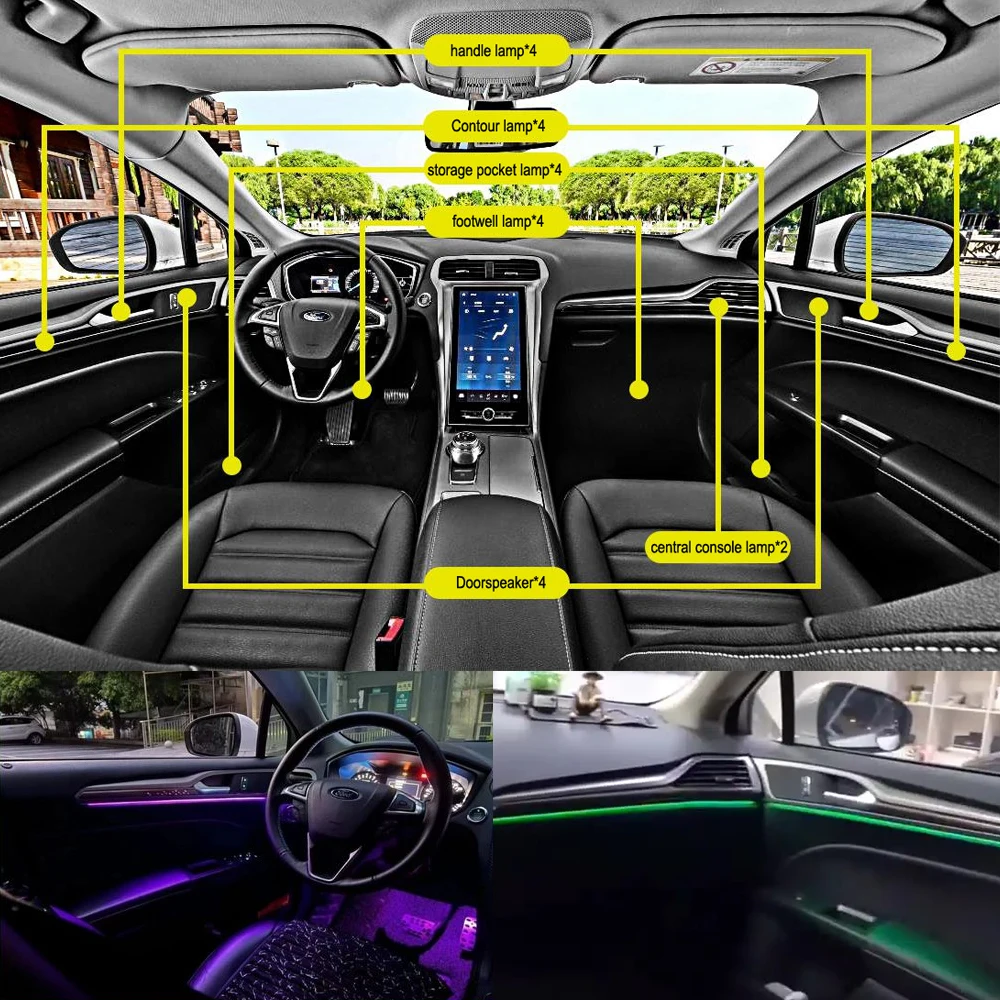 

Светильник для Audi Q3 2013-2019, атмосферная лампа