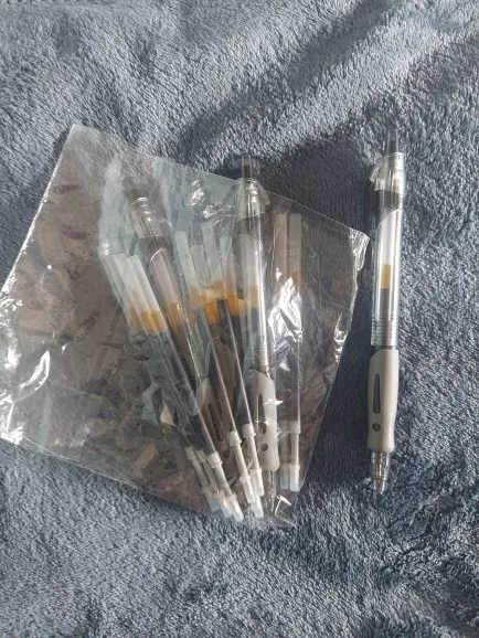 Juego de bolígrafos de Gel retráctiles, bolígrafo de tinta negra/roja/azul para recambios de escritura, accesorios de oficina, suministros escolares, papelería, 13/30 Uds. photo review