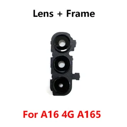 Rear Back Camera Glass Lens with Frame Replacement (A16 5G black)