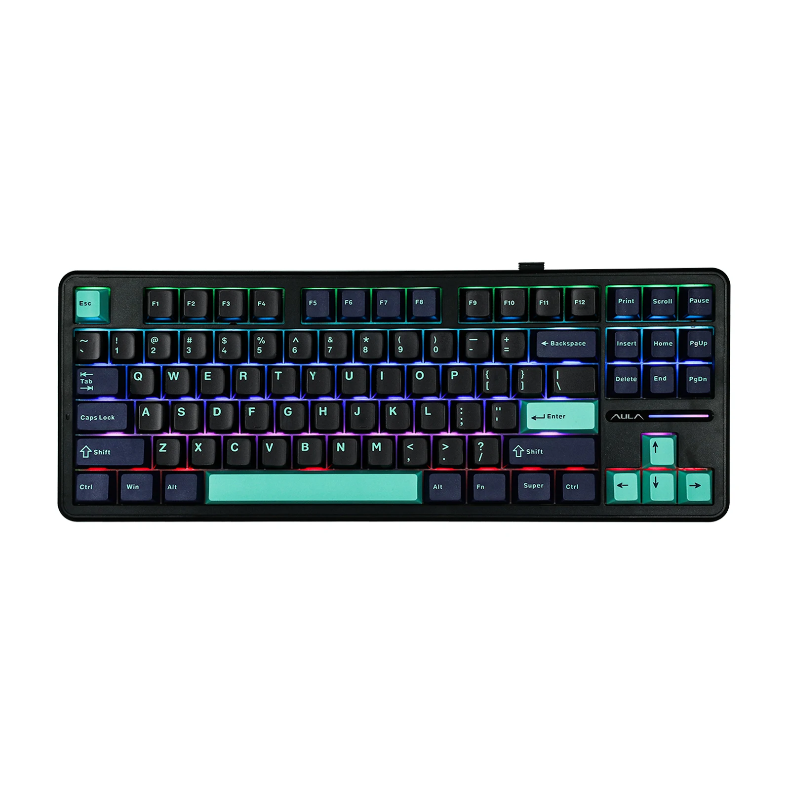 メカニカルキーボードf87プロ,EPOMAKER-AULA g,ワイヤレス,有線,1x 