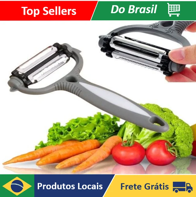 Descascador Multifuncional 3 Em 1 Lâminas Inox