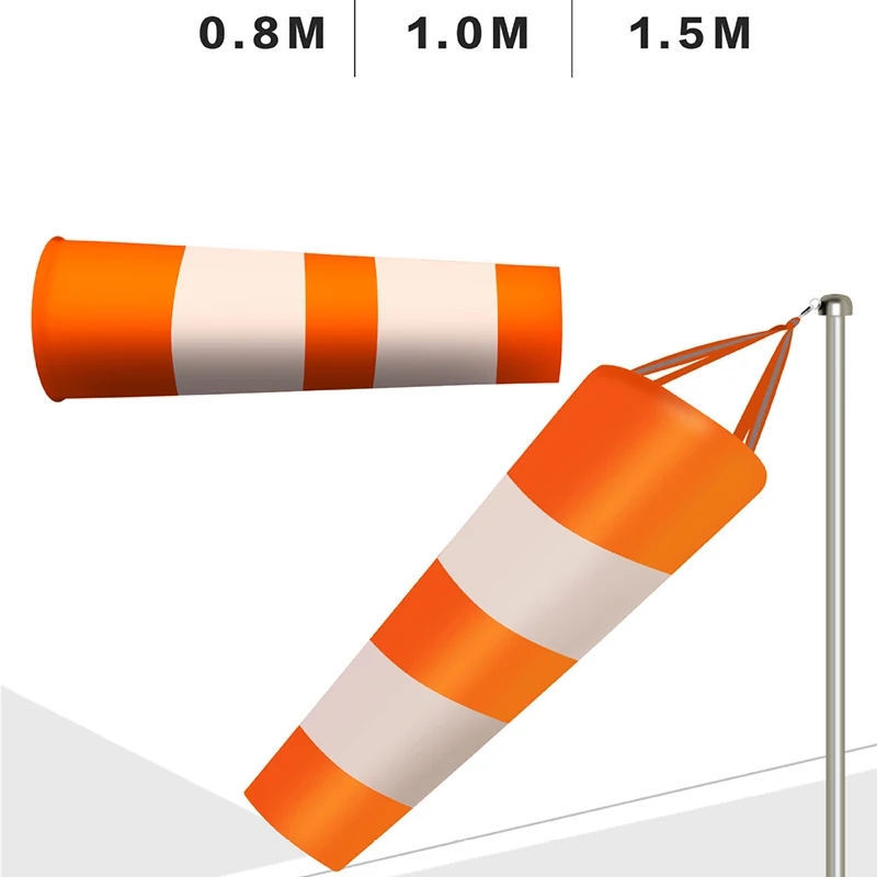Wind Sock 80/100/150cm Windsock Weathervane Scratchproof Windproof fluorescent Reflective windsock weather bag wind vane wind direct