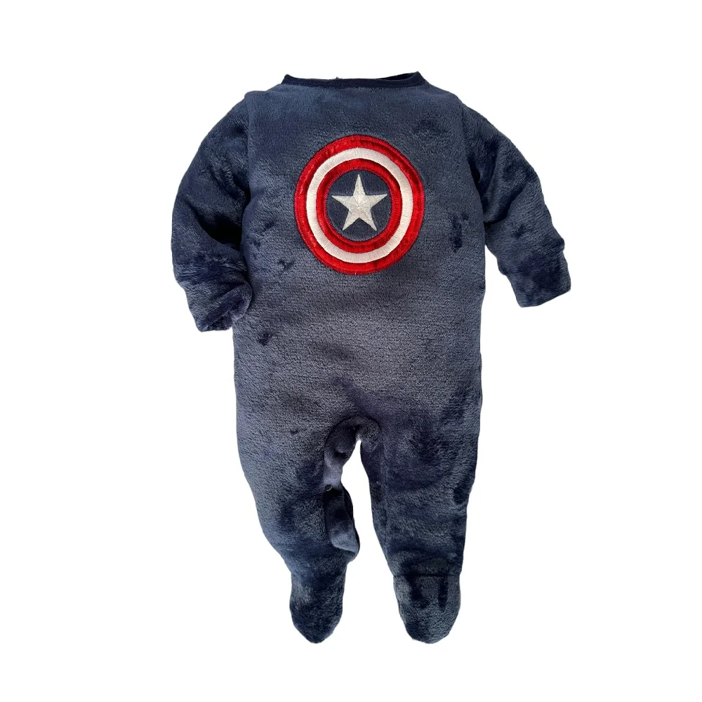 Mameluco para Bebé bordado Marvel Capitan America