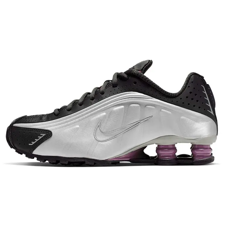 Nike Shox R4 True Berry Women Sneakers Silver Anthracite  True-Berry-Metallic-Silver-Black AR3565-003 - AliExpress