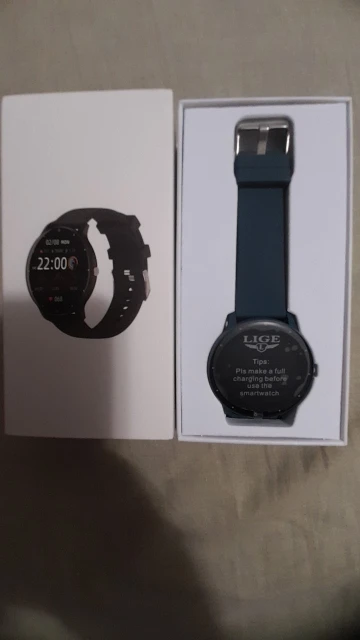 LIGE 2026 reloj inteligente mujeres hombres señoras regalo deporte Fitness hombres relojes Monitor de ritmo cardíaco reloj inteligente impermeable para Android IOS photo review