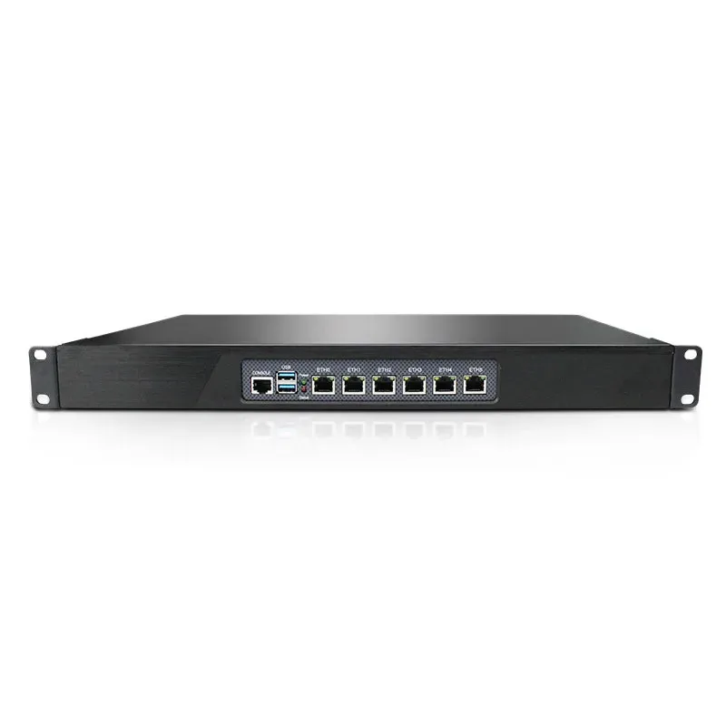 1U Rackmount Firewall Appliance Intel i3 2350M i3 3110M i5 3320M i5 3320M With 6 Intel NICs Soft Router pfSense OPNsense