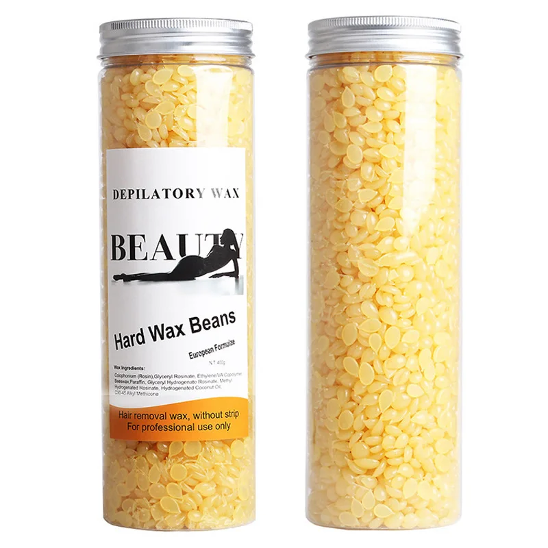 400g Wax Beans Depilatory Hot Film Wax Hard Wax Beads for Bikini Face Hair  Legs Arm Hair Removal Bean Painless for Woman Men