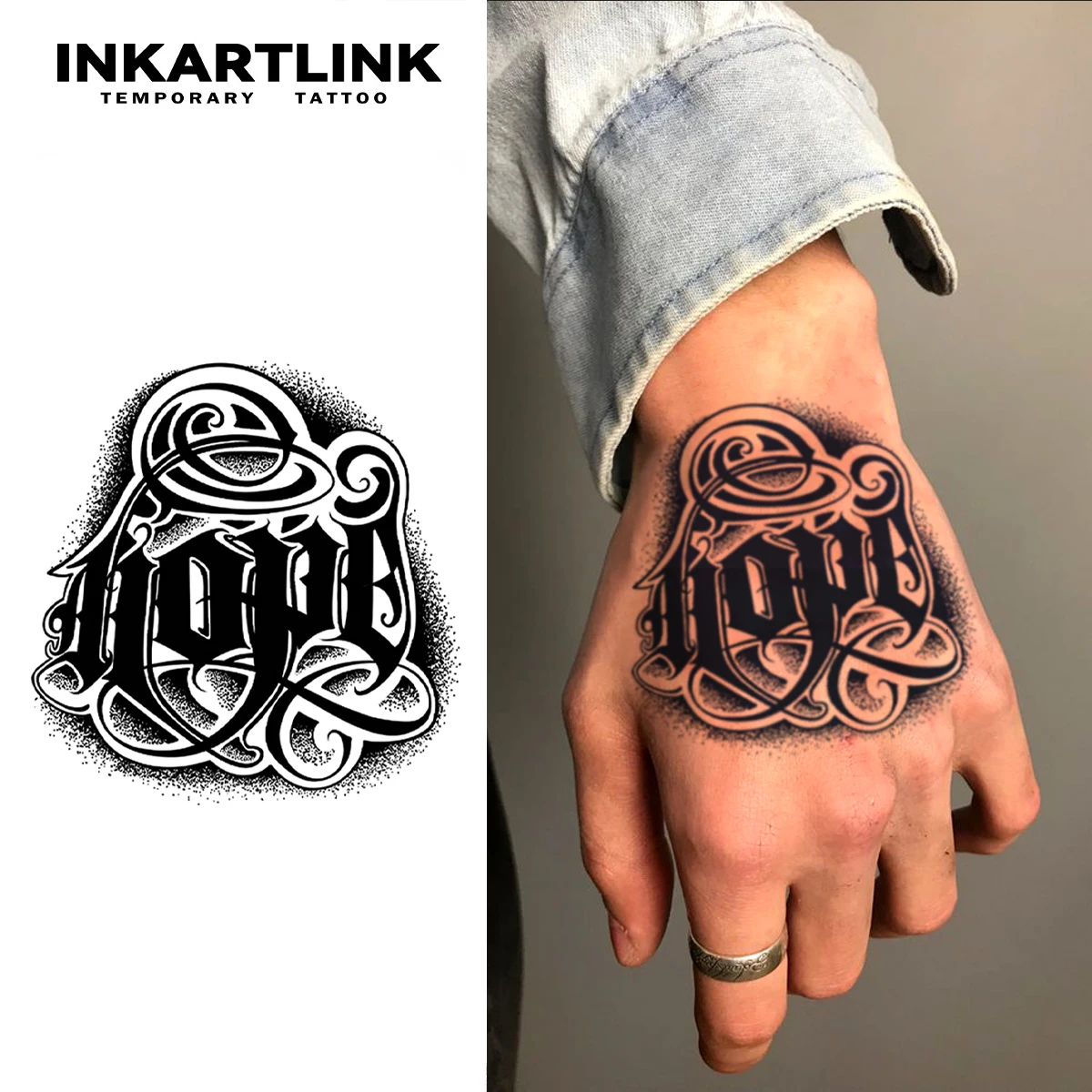 Adesivo per tatuaggi temporanei Hope, tatuaggio magico impermeabile, dura  fino a 15 giorni di tatuaggi finti, tatuaggio semipermanente - AliExpress, image size:1200x1200