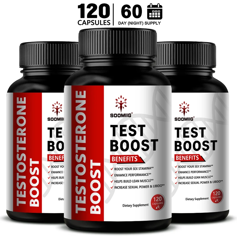 

Male Muscle Enhancer - Increases Energy, Endurance, Improves Performance, Muscle Growth, Tests Complementary Strength