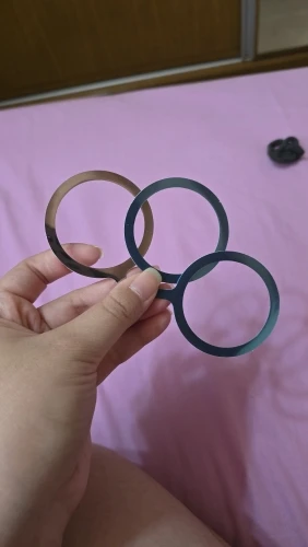 3/5 PC Metal Ring Plate for Magsafe Accessories for iPhone 14 15 Magnetic Mobile Phone Holder Car Wireless Charger Iron Sheet photo review