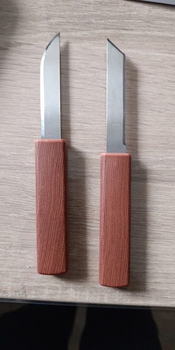 Duplo acampamento lâmina fixa faca de caça aço ao ar livre militar tático facas bolso para caça e pesca presente masculino photo review