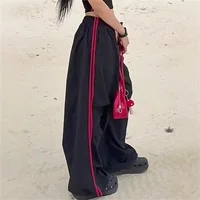 Loose Joggers Pants Women Cargo Pants Vintage Streetwear Hip Hop Y2k Baggy Wide Leg Sweatpants Casual Pockets Fashion Trousers - Image 3