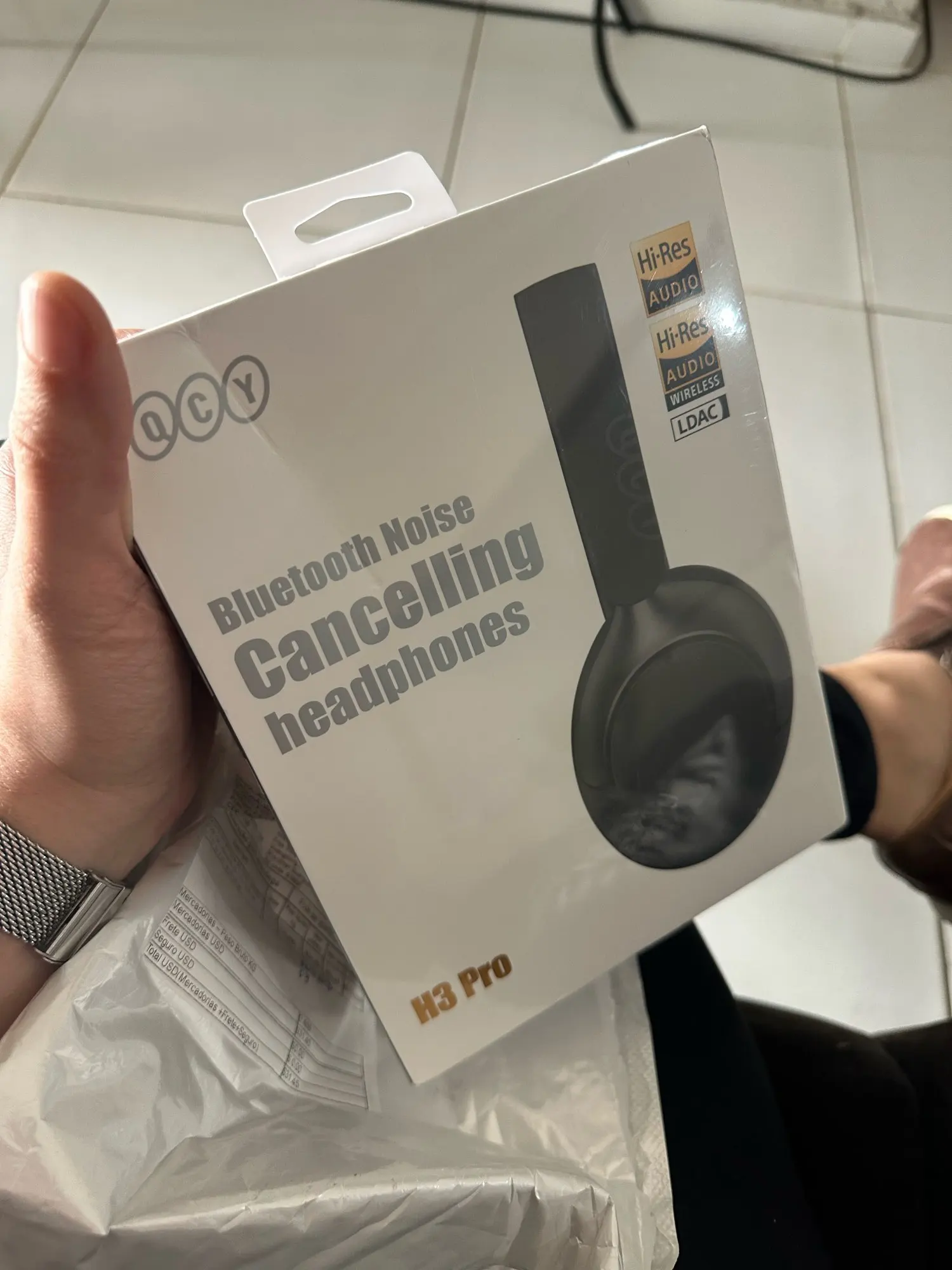 Fone de ouvido Qcy h3 pro anc photo review