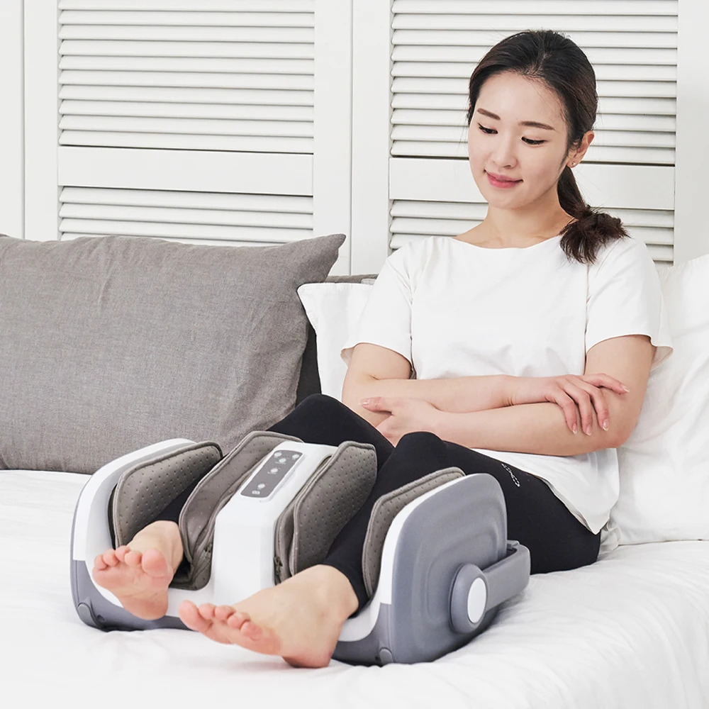 온열 발 안마기 다리 종아리 리모컨 찜질 공기압 롤링 마사지기